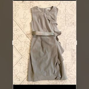 Calvin Klein Grey work dress size 4